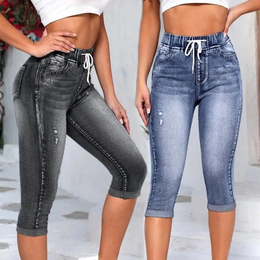 Calça Jeans Capri