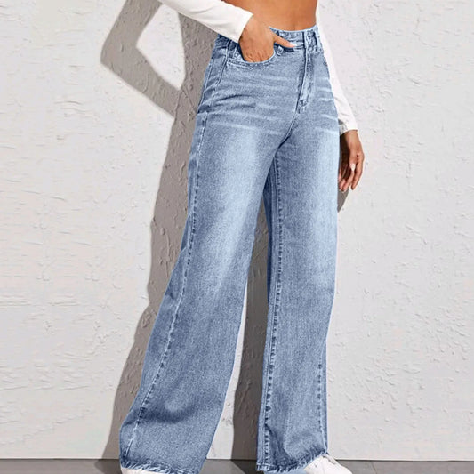 Calça Jeans Pernas Largas