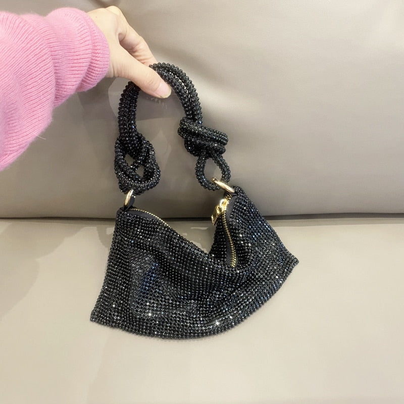 Bolsa Clutch de Strass de Cristal - Lindas & Cia Shop